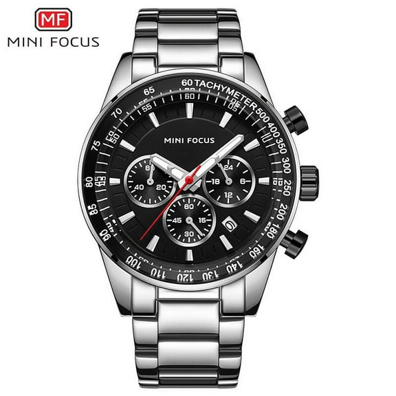 Watch Men Waterproof Stainless Steel Luxury Quartz Sport Watch Men's Wristwatches Calendar