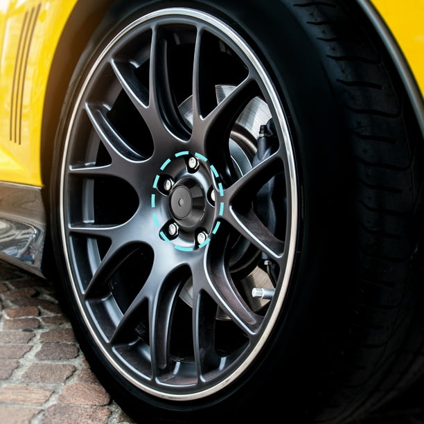 Acheter Outils de réparation de voiture-4 pièces ABS Chrome 56mm capuchon  central de roue de voiture moyeu pneu jante capuchon de moyeu couvercle  universel
