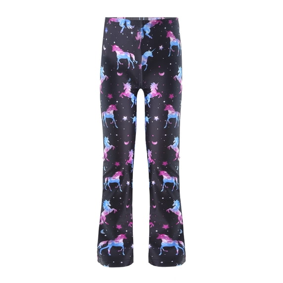 MSemis Kid Girl Boy Stretchy Jazz Disco Dance Pants