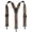 Real Tree Camouflage, variant on Elastic Camouflage Suspenders with Black Swivel Clips (Men)