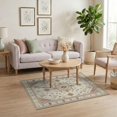 thumbnail image 3 of ODIKA Medallion Diamond Lattice Stepped Border Rectangular for Playroom, Bedroom, Reading Nook, Pet Friendly & Kids Safe Play, 3 of 7