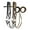 Black, variant on Showman Horse Size Nylon Headstall w/ Snaffle Bit (Black)