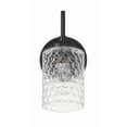 thumbnail image 5 of Craftmade - Claire 1 Light 10 in. Flat Black Finish Wall Sconce with Clear Bubble Glass, 5 of 7