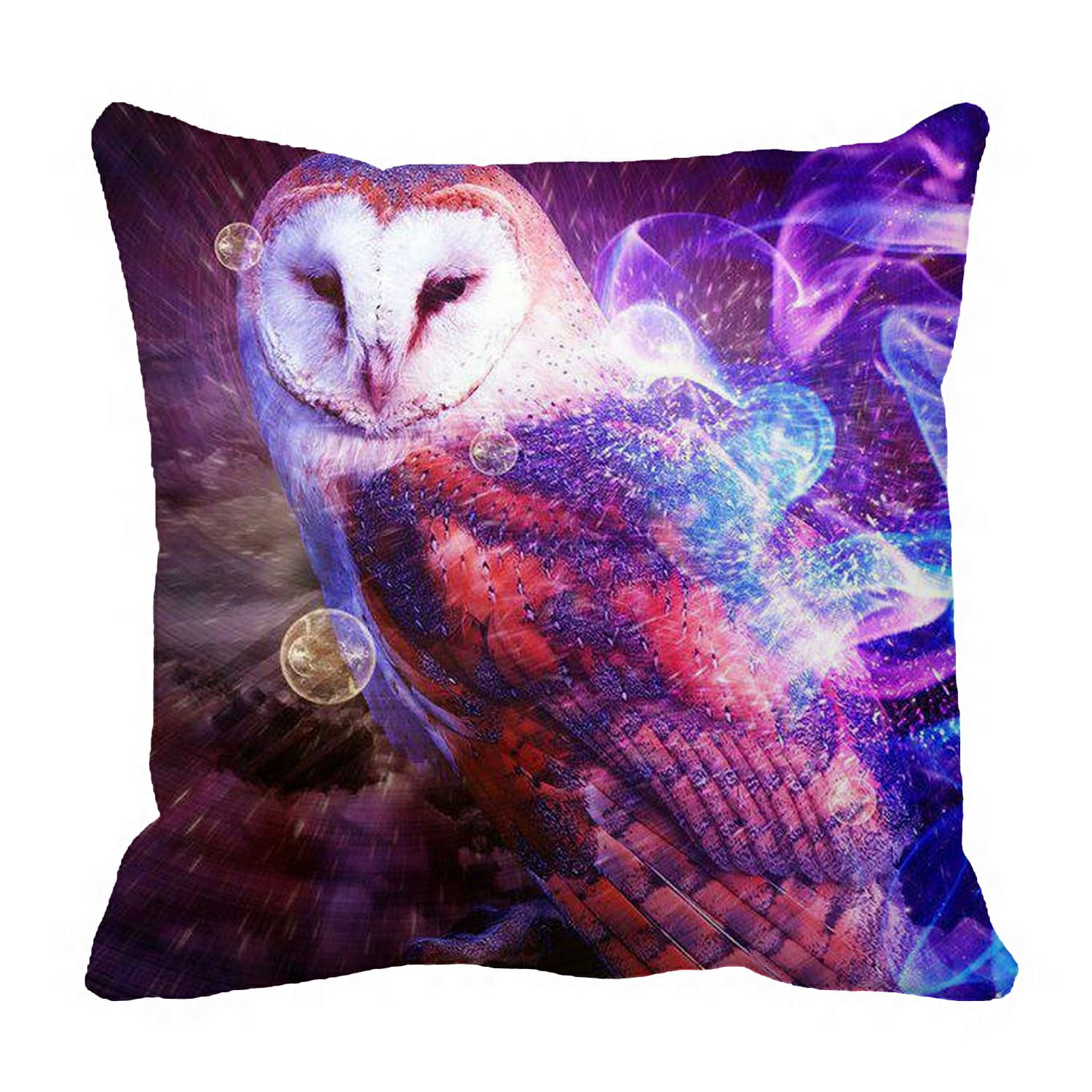 ZKGK Owl Art Pattern Pillowcase Home Decor Pillow Cover Case Cushion