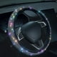 thumbnail image 4 of Cubierta Del Volante Con Diamante Cristal Brillante Coche Suv Protector Ajuste De 14.5-15 Pulgadas Vehículo, 4 of 4