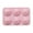 Pink, variant on Sun Shape Mold Silicone Candy Chocolate Maker Kit with Even Grid Pattern for DIY Homemade Baking Icing Decorating Cakes Cookies Cupcakes Pastry Dessert Crafts