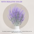 thumbnail image 5 of Entireivity 5Pcs Simulation Lavenders Vase Decorations Plastic Plants Fake Flower Bouquets, 5 of 8