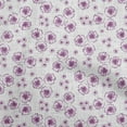 thumbnail image 1 of oneOone Cotton Cambric Purple Fabric Florals Dress Material Fabric Print Fabric By The Yard 42 Inch Wide, 1 of 6