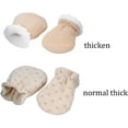 4 Pairs Baby Mitten Gloves Winter Warm Sherpa Lined Mittens Infant ...