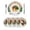 Brown, variant on 15 Inch Round Placemats Set of 6, Green Red Snowman Christmas Non Slip Heat Insulation PP Table Mats, Xmas Tree Snowflake Winter Washable Place Mats for Kitchen Dining Party Table Decor