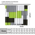 thumbnail image 6 of Spring Floral Kitchen Curtains, Gray Plaid Farmhouse Flowers Watercolor 3-Piece Kitchen Curtain Valance and Tiers Set 24 Inch Length, Rod Pocket Half Window Curtains for Cafe Living Room Bathroom, 6 of 6