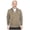 Cafe Latte, variant on Monterey Club Men's Suede Hoodie Long Sleeve Jacket #3728