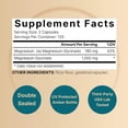thumbnail image 4 of Suplemento de glicinato de magnesio Naturebell 1000 mg 240 cápsulas, 4 of 5