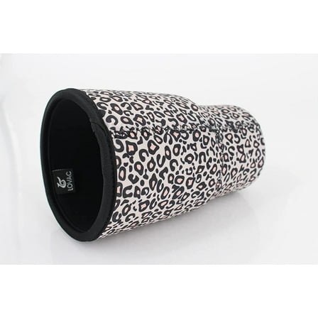 3 Pack Reusable Iced Coffee Sleeves - LOVAC Insulator Sleeve for Cold Beverages, Neoprene Cup Holder - Starbucks Coffee sleeve, McDonalds Coffee sleeve, Dunkin Coffee sleeve?More (Leopard print)