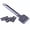 Scraper + 4 blades, variant on Glass Scraper with 4 Replacement Blades Scraper Cooker Glass Scraper for Ceramic Hob Cleaner for Induction Hobs
