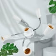 thumbnail image 4 of Yammee 3/4/5/6 in 1 Adjustable E27 to E27 Base Light Lamp Bulb Socket Splitter Adapter, 4 of 14