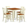 thumbnail image 4 of East West Furniture Vernon 5-piece Wood Counter Height Dining Set in Cherry, 4 of 4