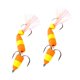 thumbnail image 3 of 2 paquetes de señuelos de pesca cebos flotantes Swimbaits 2 anzuelos triples Crankbaits 001 kusrkot, 3 of 7