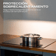 thumbnail image 5 of FLINE | Parrilla de Inducción Magnética Empotrable 4 Quemadores 4500W 110v | Belfast 4, 5 of 8
