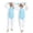 Z-21Light Blue, variant on Ruyang Kids Plush Hooded Jumpsuit Fox Dress Up Role Play Outfit Cute Animal Zipper Bodysuits Daily Fall Casual Clothes