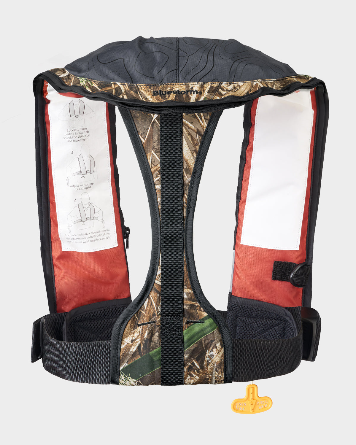 Bluestorm Gear Stratus 35 Inflatable PFD Life Jacket (Realtree Max5 Camo) | US Coast Guard Approved Automatic/Manual Life Vest for Adults