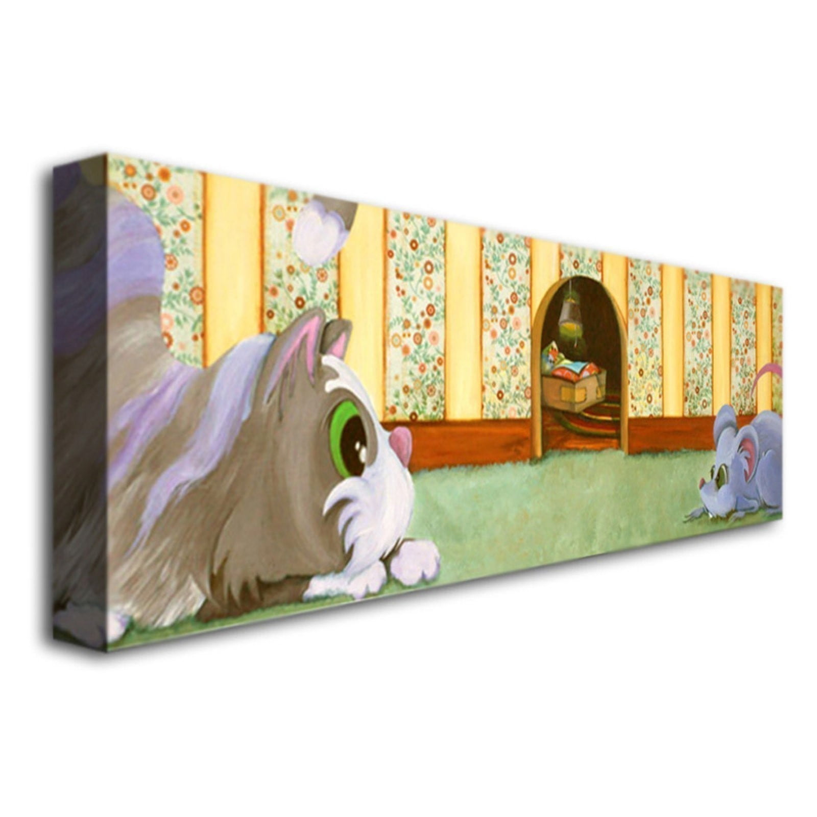 Trademark Fine Art "The Stand Off" Canvas Art by Sylvia Masek