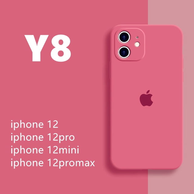 iPhone 11 12 Pro Max 12Pro Max Soft TPU Silicone Case iPhone 6 6s 7 8 plus SE 2020 11pro max iPhone X XR XS MAX Cute Candy Colors Camera Lens Protector Case with iPhone Logo