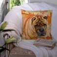 thumbnail image 3 of Carolines Treasures BB9922PW1414 Shar Pei Fall Fabric Decorative Pillow 14Hx14W multicolor, 3 of 4