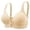 A, variant on Women's Underwear Wireless Thin Solid Color Front Button Breathable Gathers Comfort Bra Plus Size