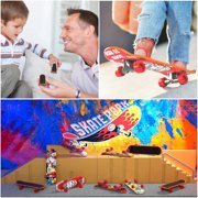 Fingerboard Mini Finger Skateboards 12PCS Professional Finger Boards Set Creative Fingertips Movement, Mini Skateboard Starter Kit Finger Sports Party Favors Novelty