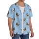 thumbnail image 2 of Fotbe Cute Puppy Camisa Estampada de Manga Corta para Hombre, Casual de Verano, Estilo Playero, Sin Arrugas-4X-Large, 2 of 5