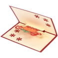 thumbnail image 2 of 3D Christmas Pop Up Greeting Card Artful Gift Card with Envelope Christmas Supplies-Bell, 2 of 8