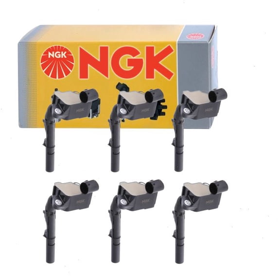 6 pc NGK Ignition Coils compatible with Mercedes-Benz S450 3.0L V6 2019