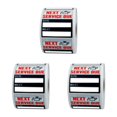 thumbnail image 1 of kurtrusly Reliable Low-Tack Oil Change Service Reminder Stickers 2x2 Window Maintenance Type1 3Set, 1 of 1