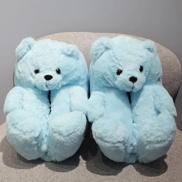 Fashion Slip On Capybara Slippers Women Warm Cotton Filing Fun Animal Capybara Fur Slides Cartoon Plushy Home Slippers
