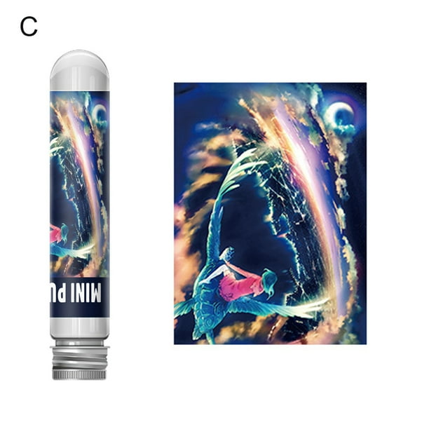 Fun Mini Test Tube Small Jigsaw Puzzle Portable Puzzle Game for