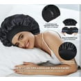 thumbnail image 3 of ROHAJSHOP Adjustable Straps, Reversible, Lined Satin Casual Bonnet, Blue, 6 7/8, 3 of 3