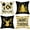 Christmas, variant on Merry Christmas Decorative Throw Pillow Covers 18 x 18 Set of 4, Xmas Tree Deer Ornament Golden Black Outdoor Pillowcase, Polka Dot Stripe Winter Holiday Farmhouse Cushion Case Home Decor