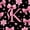 Pink Black K, variant on Erosebridal Pink Bows Girls 7-Piece Twin Bedding Sets,Letter R Monogrammed Bedding Comforter Set For Girls Kids,Reversible black