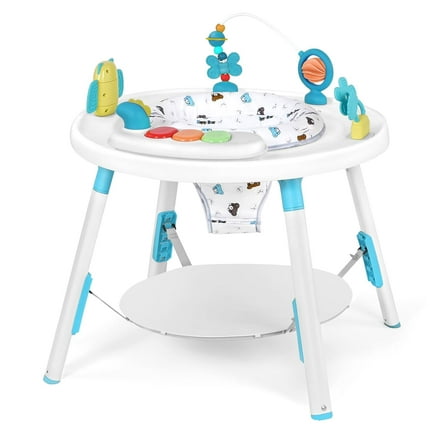 UBRAVOO Baby Activity Center, 3-in-1 Baby Walker with Detachable Toys and 360° Swivel Seat - Ideal for Toddler Development and Entertainment