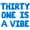 Blue, variant on Letter Balloons - THIRTY ONE IS A VIBE 16" Inch Alphabet Letters Foil Mylar Balloon 31st Birthday Party Banner (Gold)