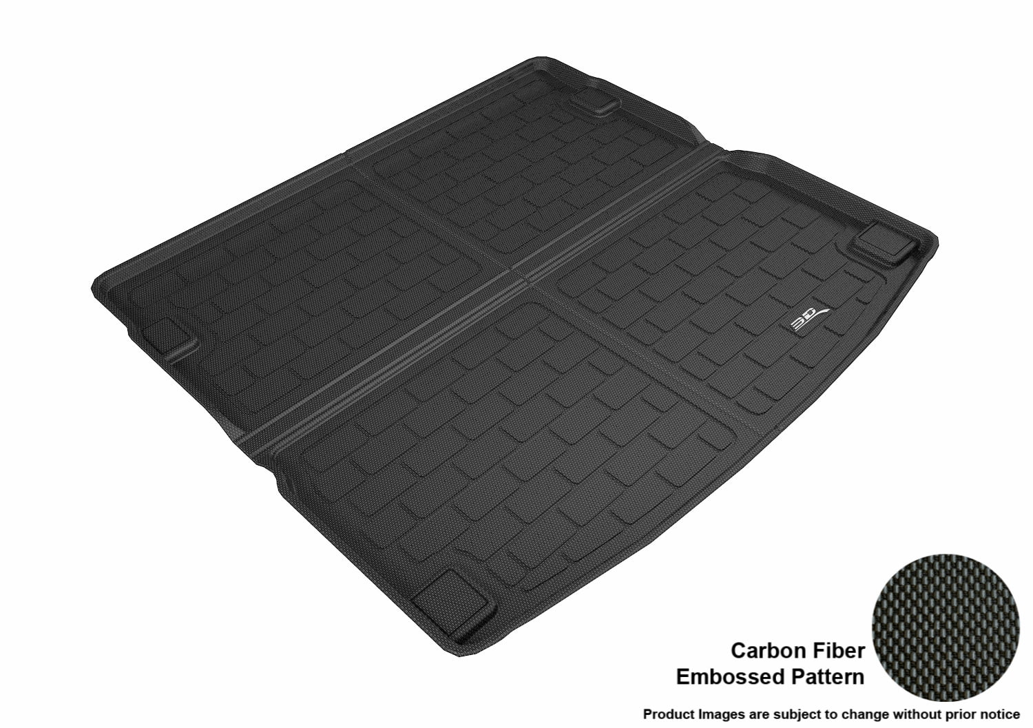 "3D MAXpider AllWeather Custom Fit Cargo Liner for Audi Q5 20182022, KAGU Series (Black