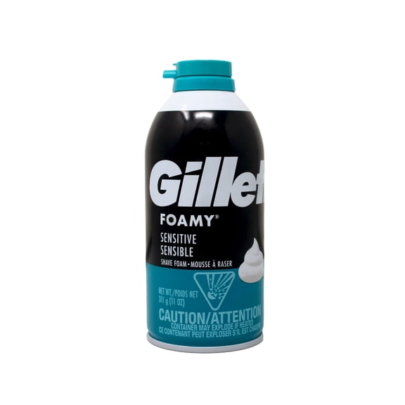 Gillette Foamy Sensitive Skin Shaving Cream 11 Oz