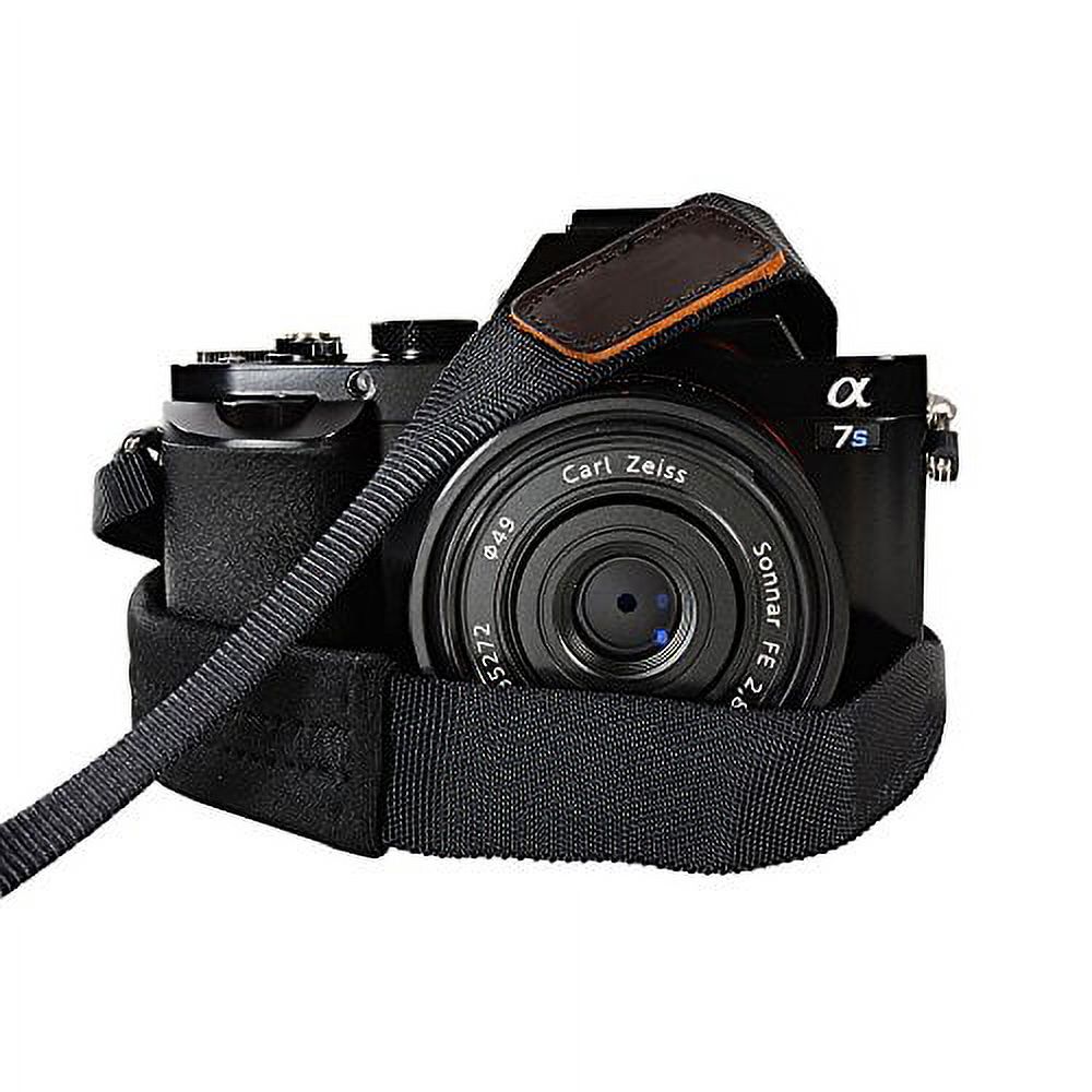 Foto&Tech Padded Neck Shoulder Strap with Black Grosgrain Ties for Fujifilm Samsung Sony Olympus Panasonic Canon Nikon Pentax Compact Cameras Point and Shoots Cameras - image 4 of 4