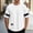 White, variant on Dolkfu Gray Mens White Tee&nbsp;Shirts Short Sleeve Minimalist Pull-on Crew Neck T-Shirts Casual Patchwork Modern Tops Gray,Xl