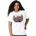 thumbnail image 3 of Country Strong Western Angel Wings Women's Graphic T Shirt Tees Brisco Brands X, 3 of 5