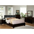 thumbnail image 5 of Furniture of America Mevea Faux Leather King Platform Bed in Espresso, 5 of 5