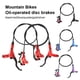 thumbnail image 5 of Sonducket Paquete de 2 bicicletas freno de disco hidráulico impermeable bicicleta de montaña ciclismo de carretera ciclismo frenado repuestos Ciclismo Rojo, 5 of 6