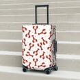 thumbnail image 5 of Red lobsters polka dot Luggage Cover Anti Scratch, Elastic Suitcase Protector Suitcase Covers for Luggage Fits 18-32 Inch Luggage, 5 of 5