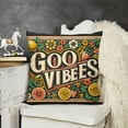 thumbnail image 2 of Pillow Covers for Adult, Flower Square Pillow Cases,Colorful Summer Cushion Cases, Garden Accent Pillow Cases Bedroom Decor, 2 of 5